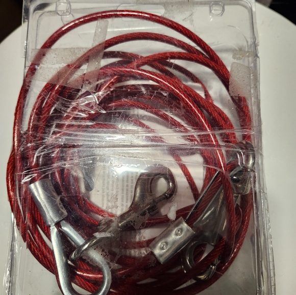 RELIABILT 1/8-in x 20-ft Weldless Galvanized-red Vinyl Coated Steel Cable - Picture 2 of 3